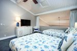 Queen loft bedroom